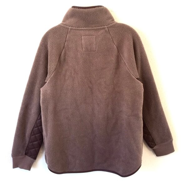 Abercrombie and Fitch Asymetrical Snap Fleece M - Picture 6 of 7
